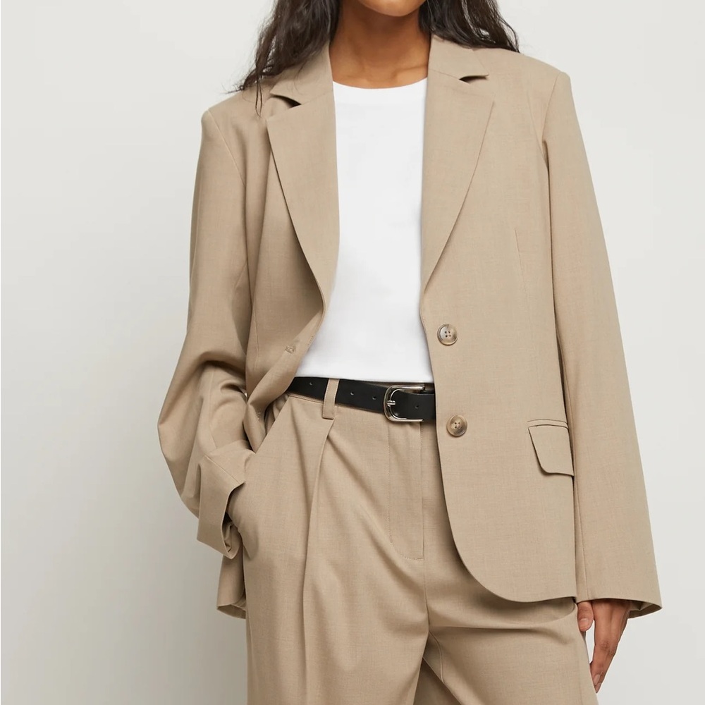 Oak + Fort Relaxed Fit Blazer